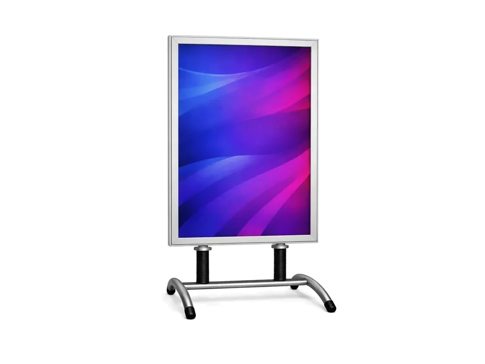 Exteriérové reklamní áčko SPRING s ocelovou základnou