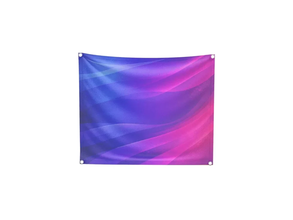Reklamní banner Frontlit 510 g s očkováním na plot, fasádu nebo konstrukci
